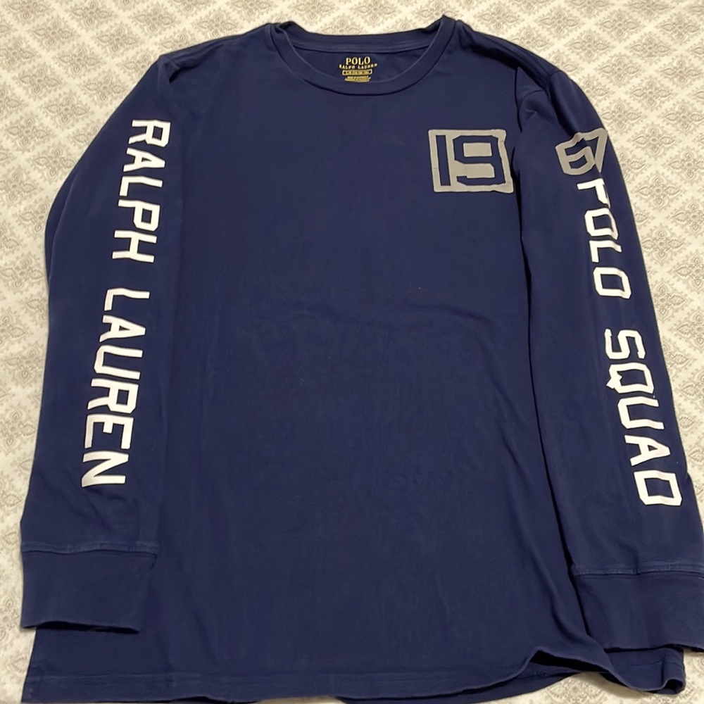 Big Kids Polo Long Sleeve Tee Size 14-16